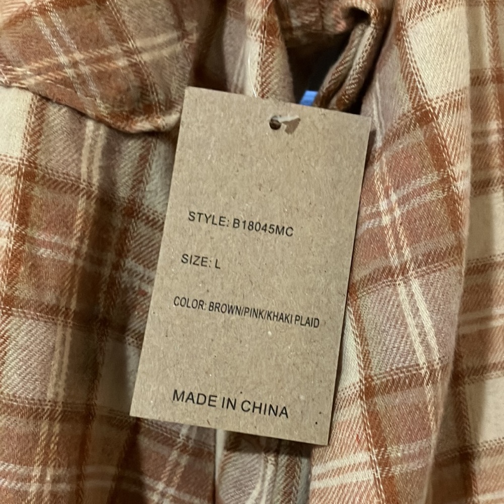 Flannel Lace Button Down - Picture 4 of 12